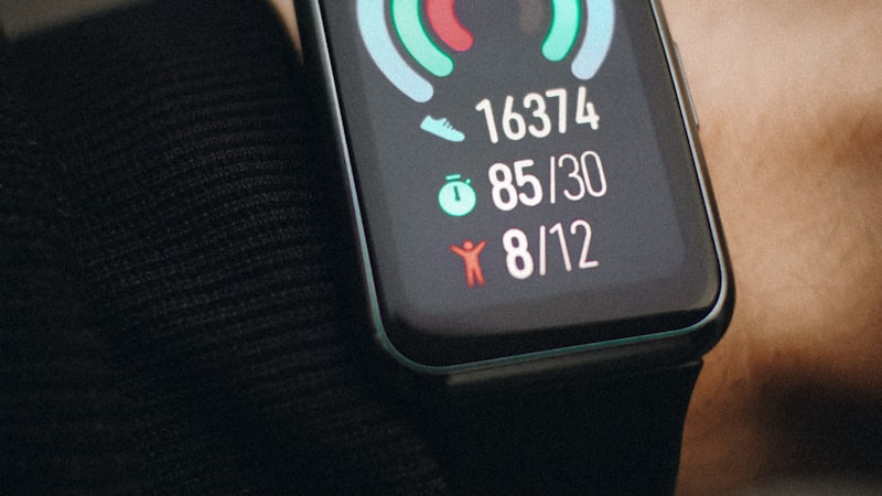 Wrist tracker showing steps and active minutes, the daily numbers that raise questions about accuracy of fitness trackers
