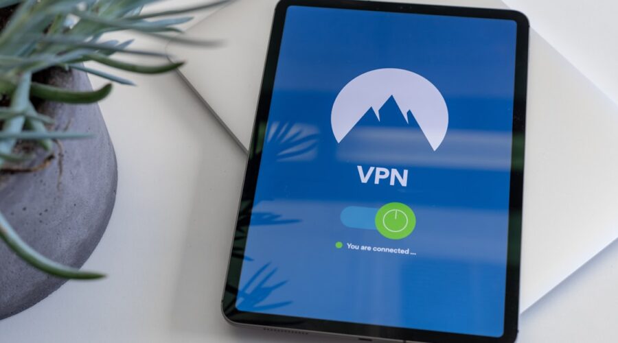 Tablet screen showing a VPN app connected, the kind of interface you get with the best free VPN services