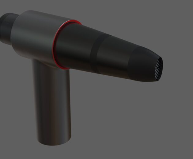 Handheld percussion massage gun, the device at the center of any best massage gun for muscle recovery comparison
