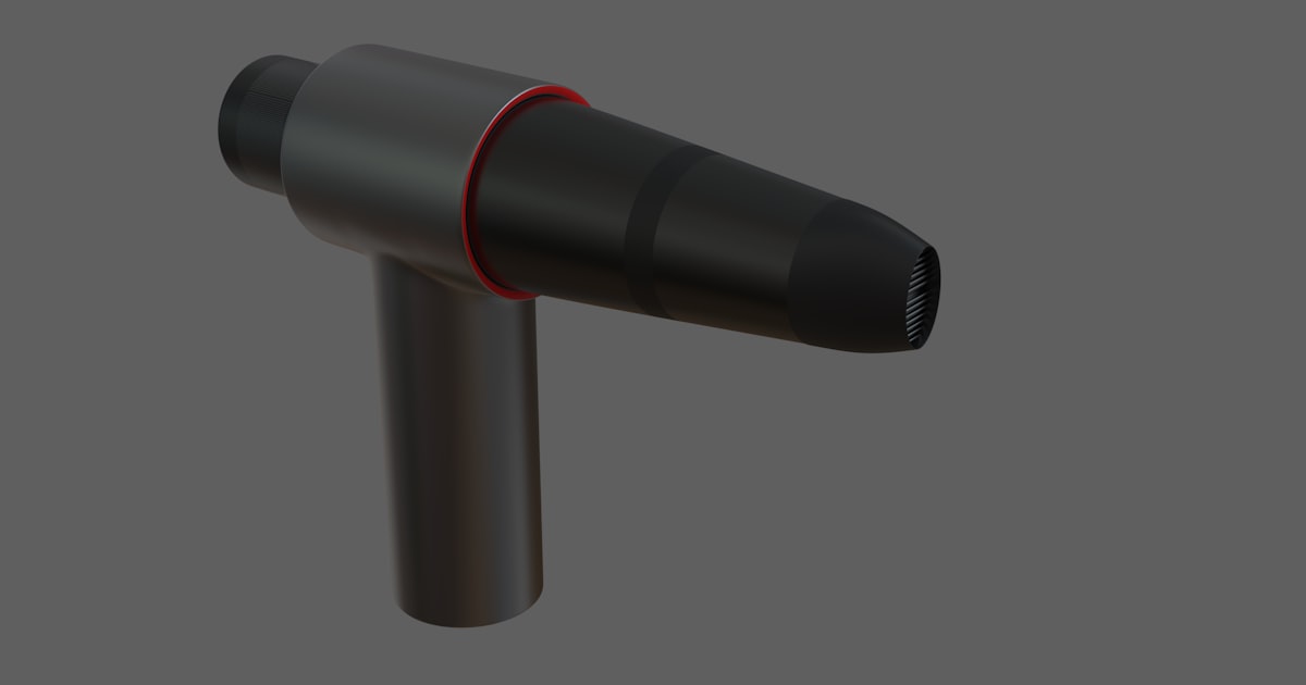 Handheld percussion massage gun, the device at the center of any best massage gun for muscle recovery comparison