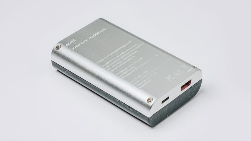 USB-C ports on a portable charger, where a fast charging power bank delivers its rated wattage