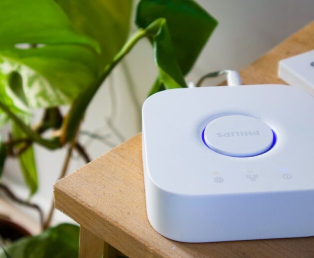 Smart home hub and remote on a table, the control center every smart home buying guide starts with