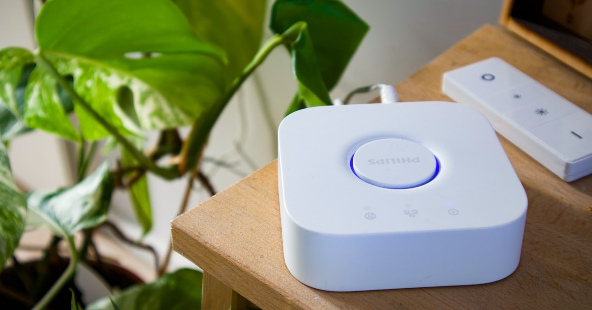 Smart home hub and remote on a table, the control center every smart home buying guide starts with