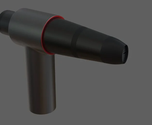 Handheld percussion massage gun, the device at the center of any best massage gun for muscle recovery comparison