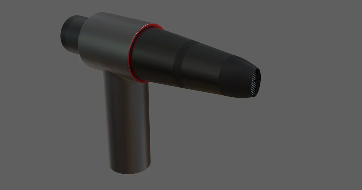 Handheld percussion massage gun, the device at the center of any best massage gun for muscle recovery comparison